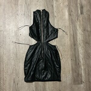 Privy Women's Mini Dress Striped Peek a Boo, Size Small